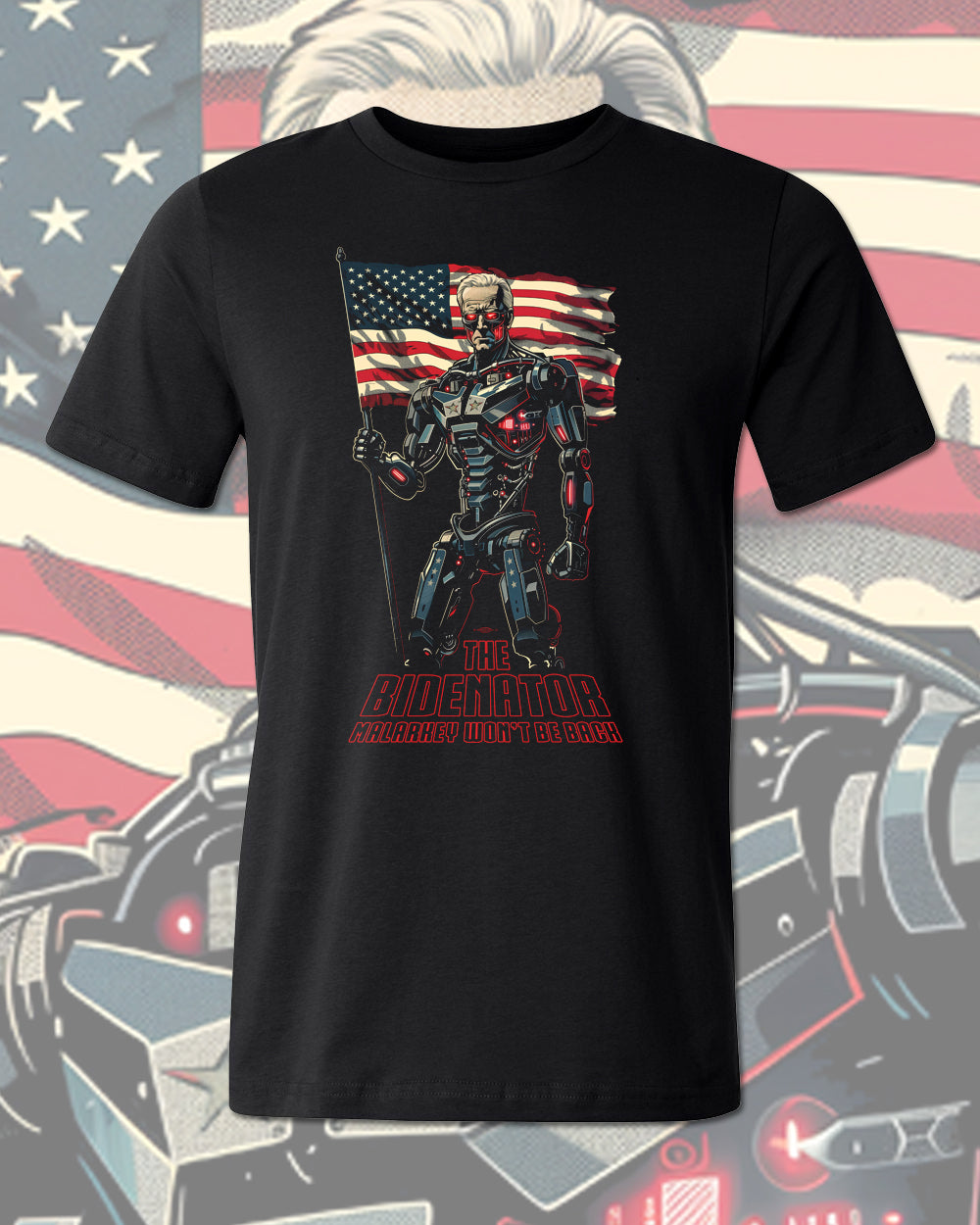 The Bidenator unisex tee shirt