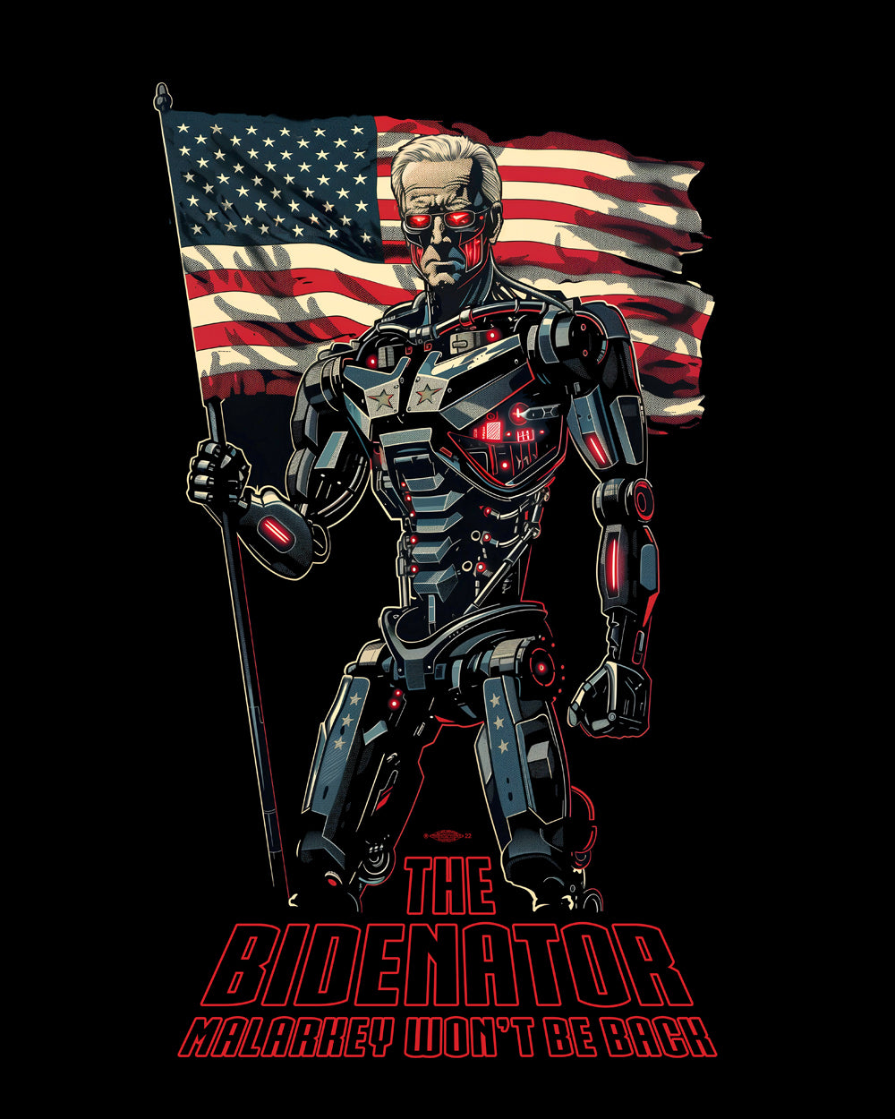 Let's Go Biden! The Bidenator unisex tee shirt