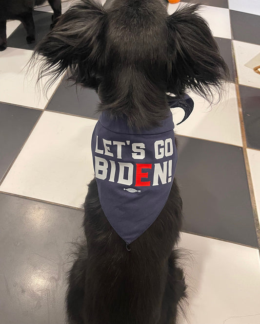 Let's Go Biden! Union-printed Doggie Bandanas
